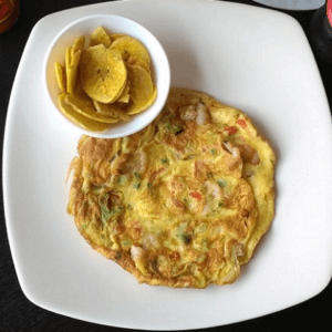 Tortilla de camarones